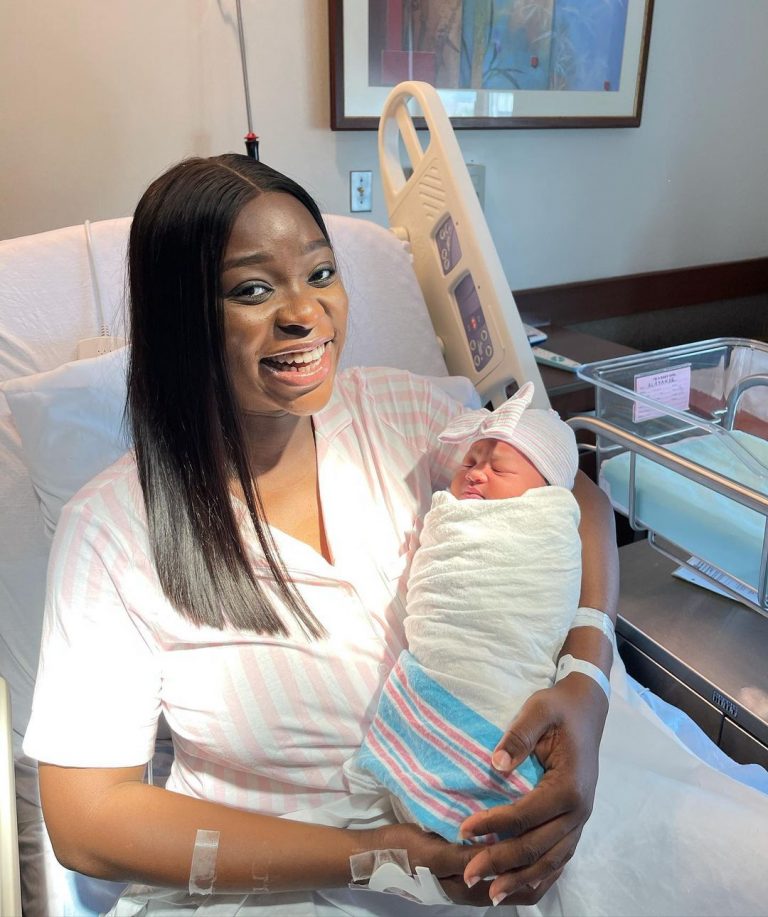 Congratulations: Media personality, Tomike Adeoye welcome her first Child