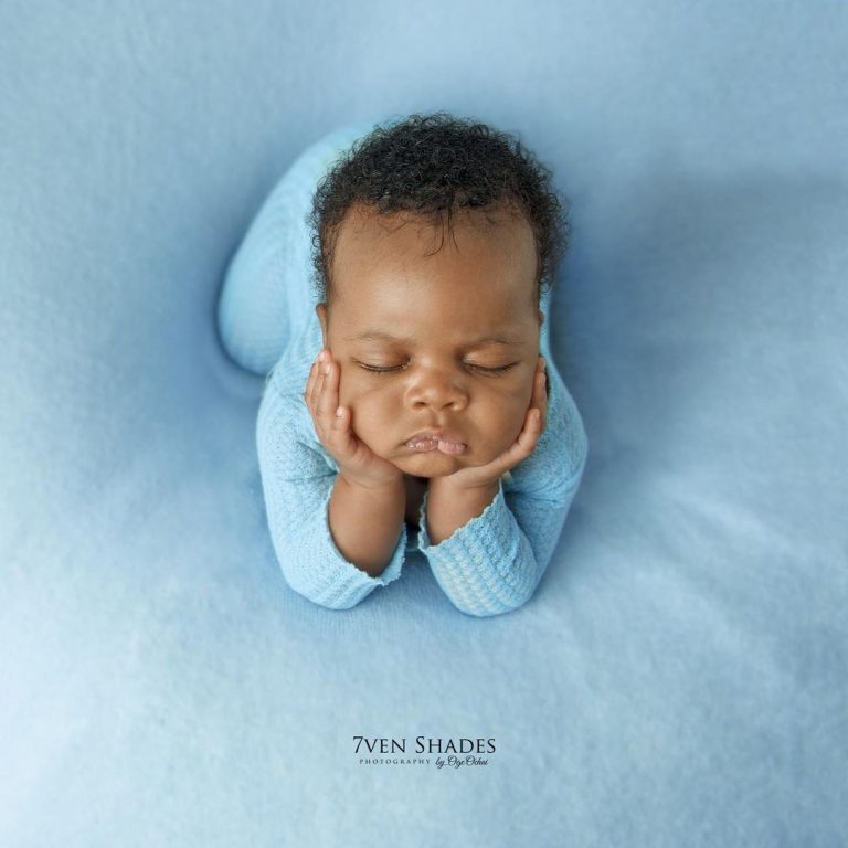 See the First Photos of Gideon & Chidera Okeke’s Son Kaobi