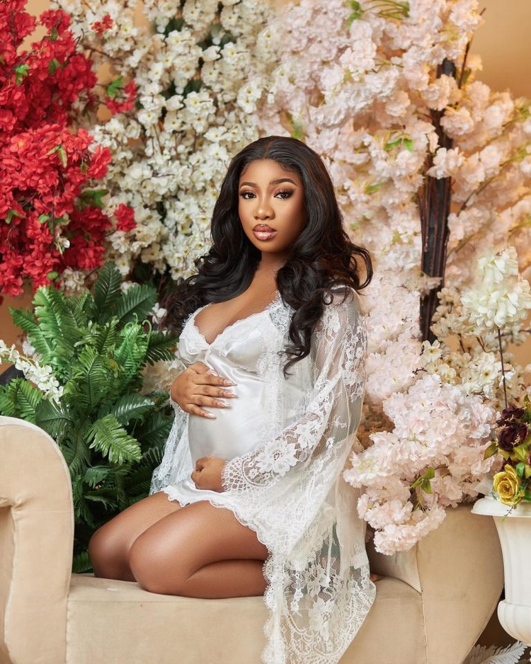 Nigerian singer, MoCheddah Debuts Her Baby Bump in a Gorgeous Maternity Shoot