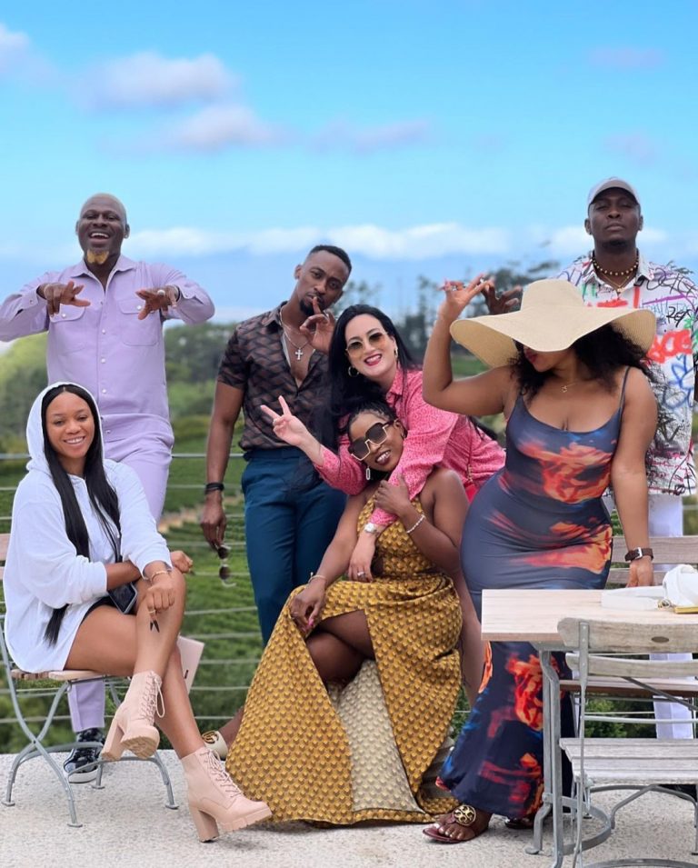 Reality Stars Jackie B, JMK, Beatrice, Saga, Sammie and Emmanuel Takes South Africa With Niyi Lawal