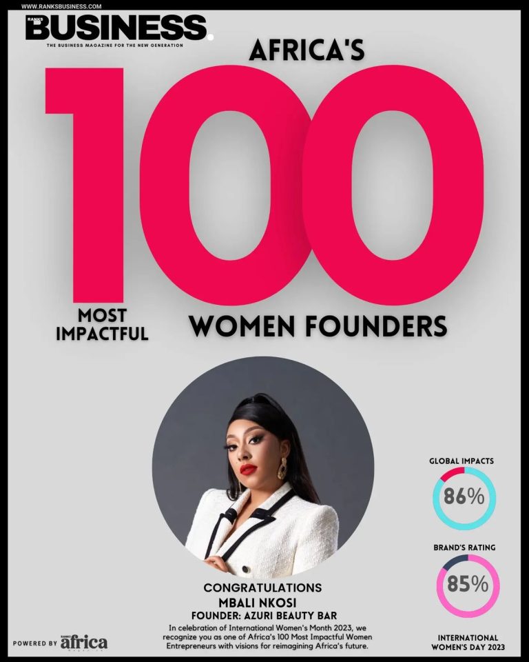 #100 most impactful women Founders: Meet Mbali Nkosi