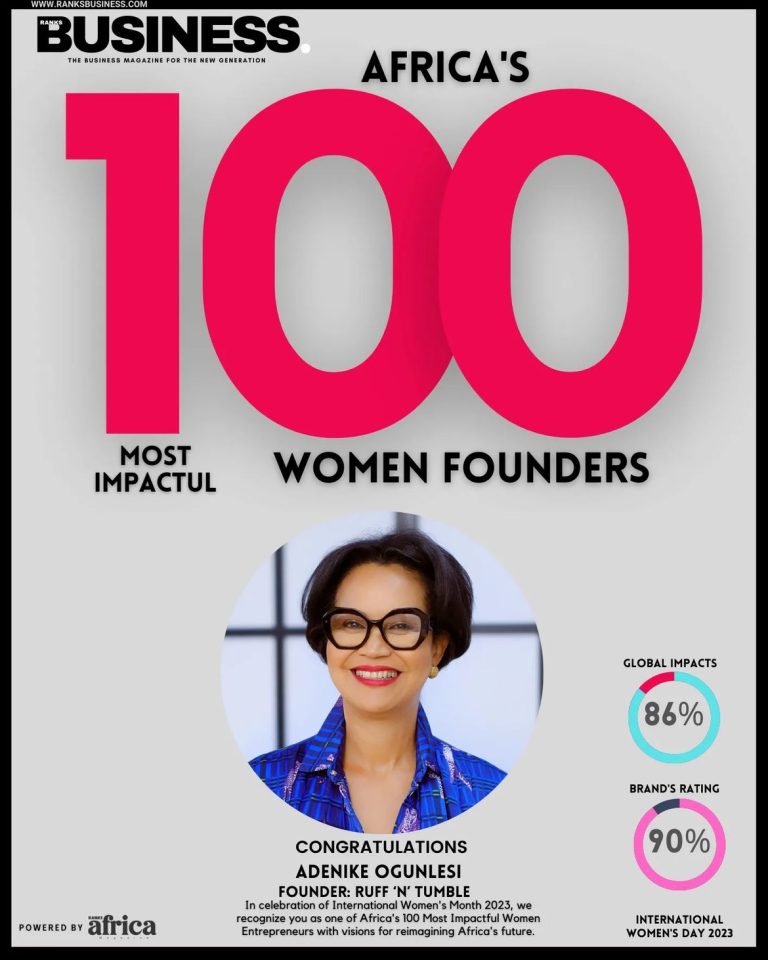 #100 most impactful women founders: My success story as a dropout- Mrs. Adenike Ogunlesi.