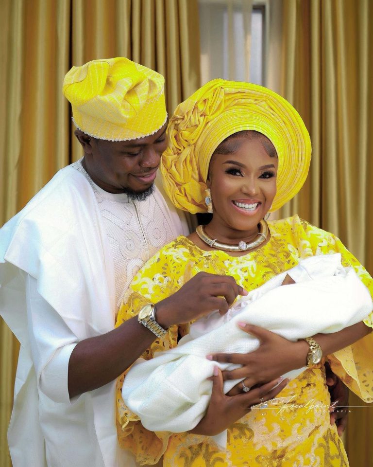 God is never late.” The Nollywood stars celebrate Biola Bayo as she basks in his newfound blessing.