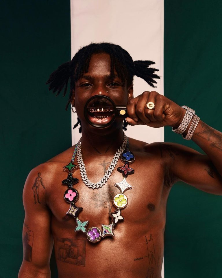 Rema is listed in the Guinness Book of Records as “Calm down.”