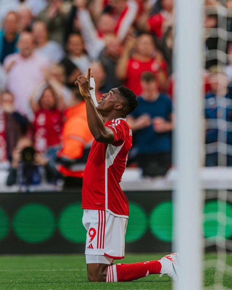 “Awoniyi matches Salah’s goal record as Forest suffers defeat.”