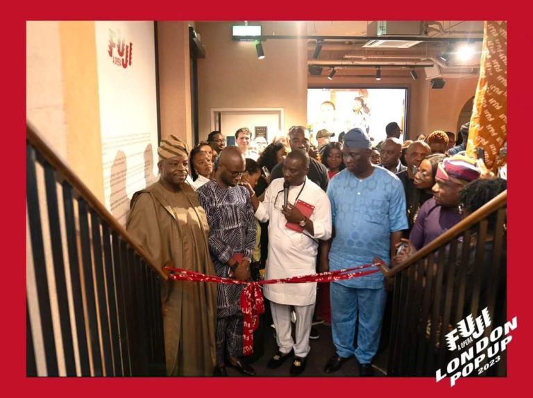 King Wasiu Ayinde Marshal, ceremoniously inaugurated the FUJI: A Opera London Pop-Up 2023