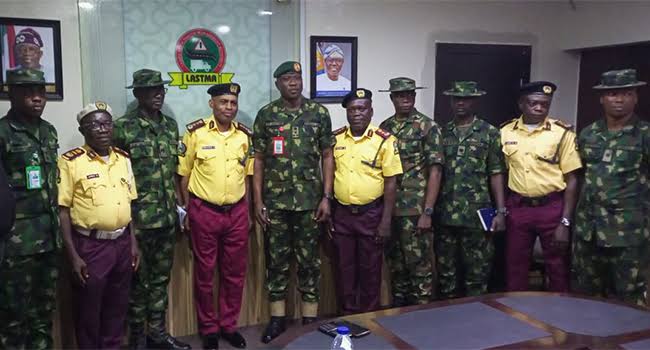 LASTMA and the Nigerian Army have reached an agreement to further enhance their collaboration in improving traffic management within Lagos.