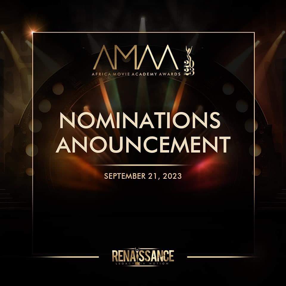 Africa Movie Academy Awards (AMAA) 2023 Nominees to be Revealed on September 21st!