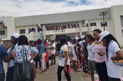 FUOYE students rally for justice in response to the tragic murder of their fellow student