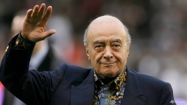 The ex-proprietor of Harrods and Fulham FC, Mohamed Al-Fayed, passes away at the age of 94.