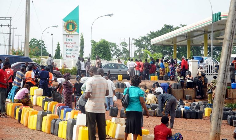 Fuel imports have been halted by marketers, leading to gas stations running out of fuel, and long queues of customers have resurfaced