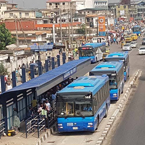 BRT bus fatally collides with three individuals in a tragic incident in Lagos