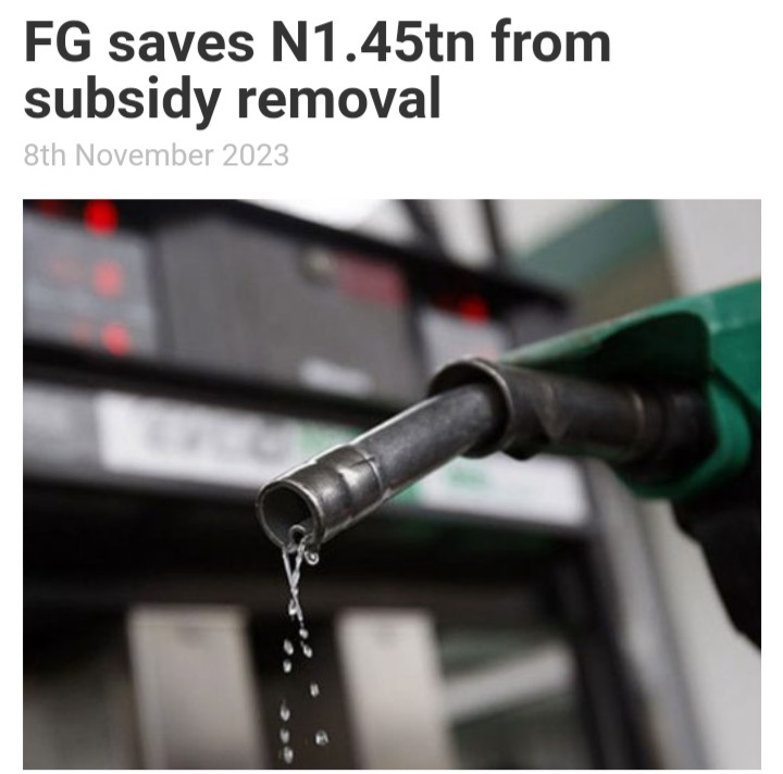 According to Mohammed Idris, the removal of subsidies has resulted in a significant savings of ₦‎1.45 trillion by FG