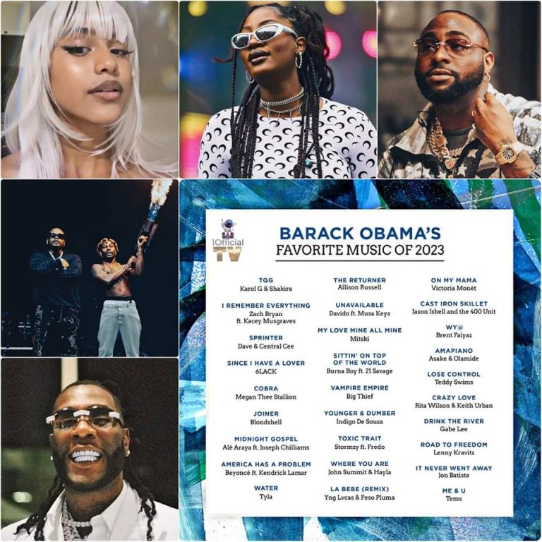 Barack Obama’s 2023 Musical Favorites Unveiled