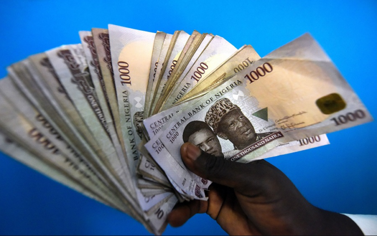 The Naira hits a historic low in the official market