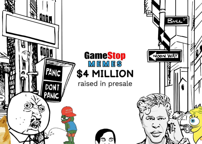 The supremacy of GameStop memes surges ahead, overshadowing Shiba Inu and Floki Inu, with a remarkable $4 million presale, marking it as the top meme coin