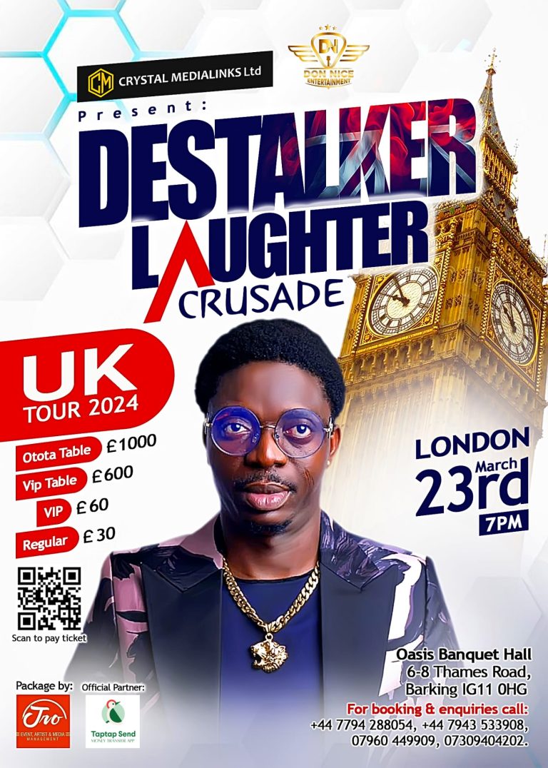 Destalker Laughter Live Event Set to Sweep Across UK with Unmatched Fun and Excitement