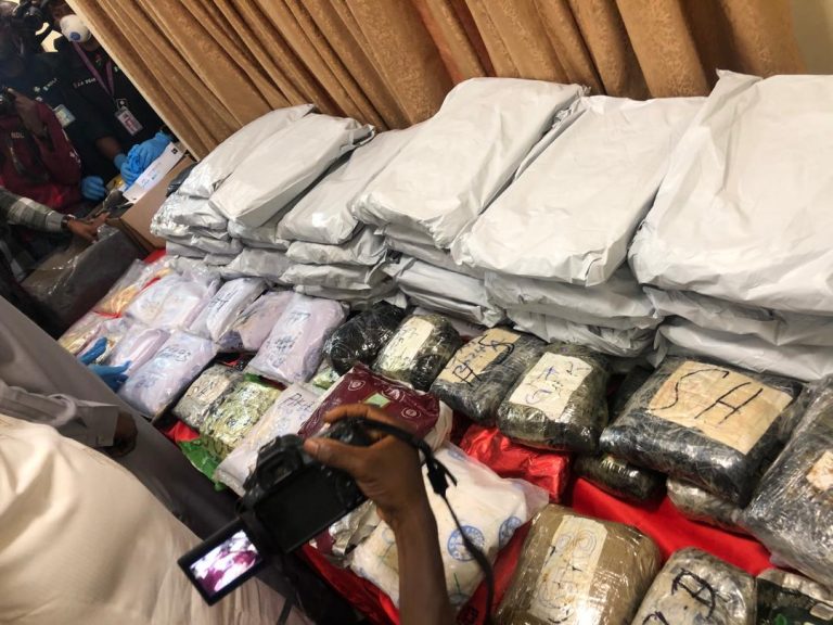 NDLEA foils the largest heroin shipment at Lagos airport