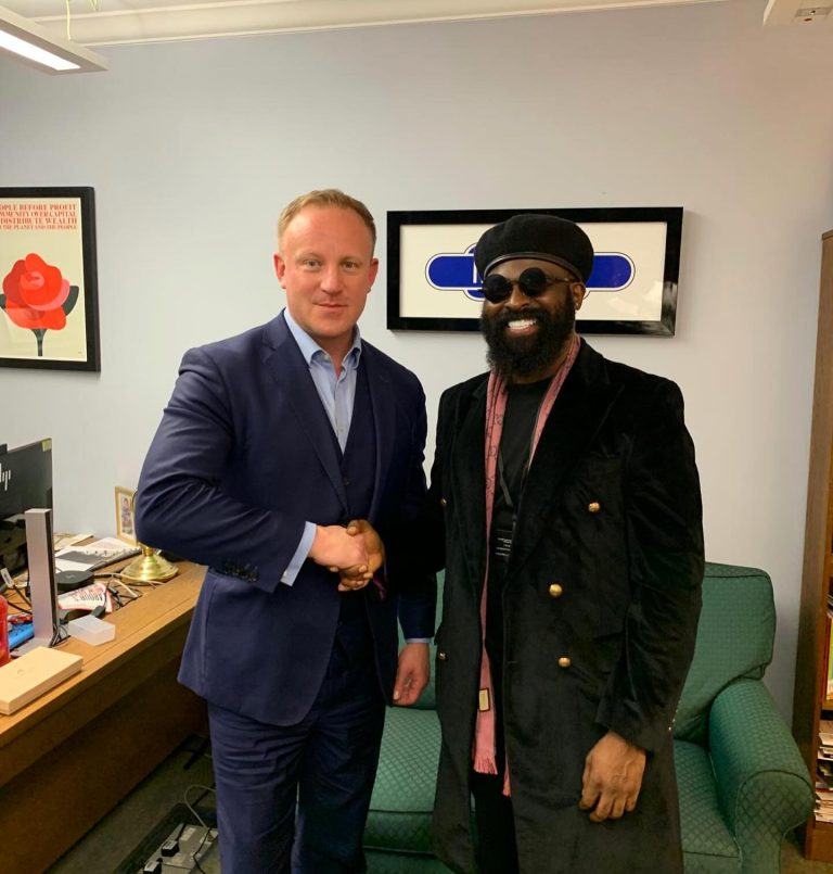 Adesegun Adeosun, Founder of SMADE Lounge, Receives Honorable Reception at Westminster Office