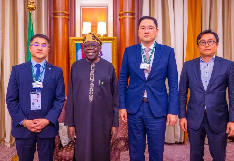 PRESIDENT TINUBU TO SAMSUNG CEO: NIGERIA IS THE BEST DESTINATION IN TERMS OF VALUE FOR MONEY; YOUR TECHNOLOGY WITH NIGERIAN INGENUITY WILL CREATE LIMITLESS OPPORTUNITIES 