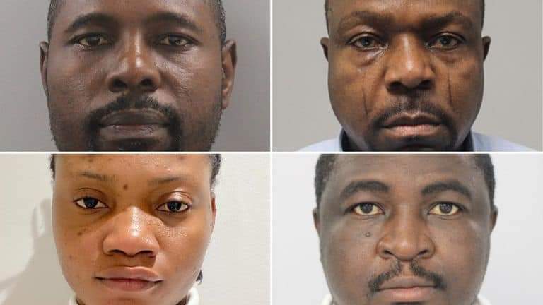 Four Nigerians jailed in UK for forging over 2,000 marriage documents