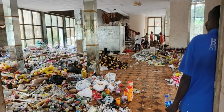 #EndBadGovernance Protests: How Dangote’s Mother’s charity food store, others were looted