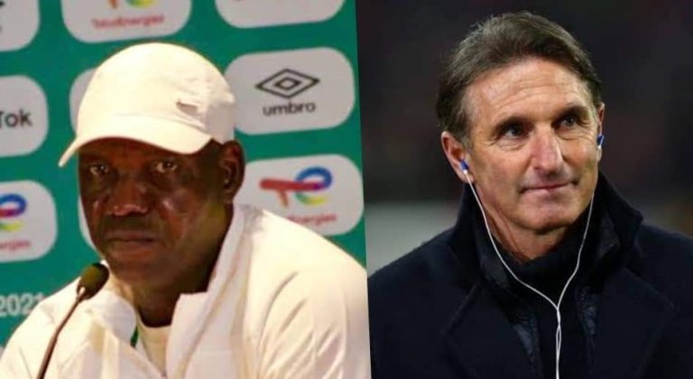 Eguavoen to lead Super Eagles as NFF scraps deal with new coach Bruno Labbadia over tax dispute