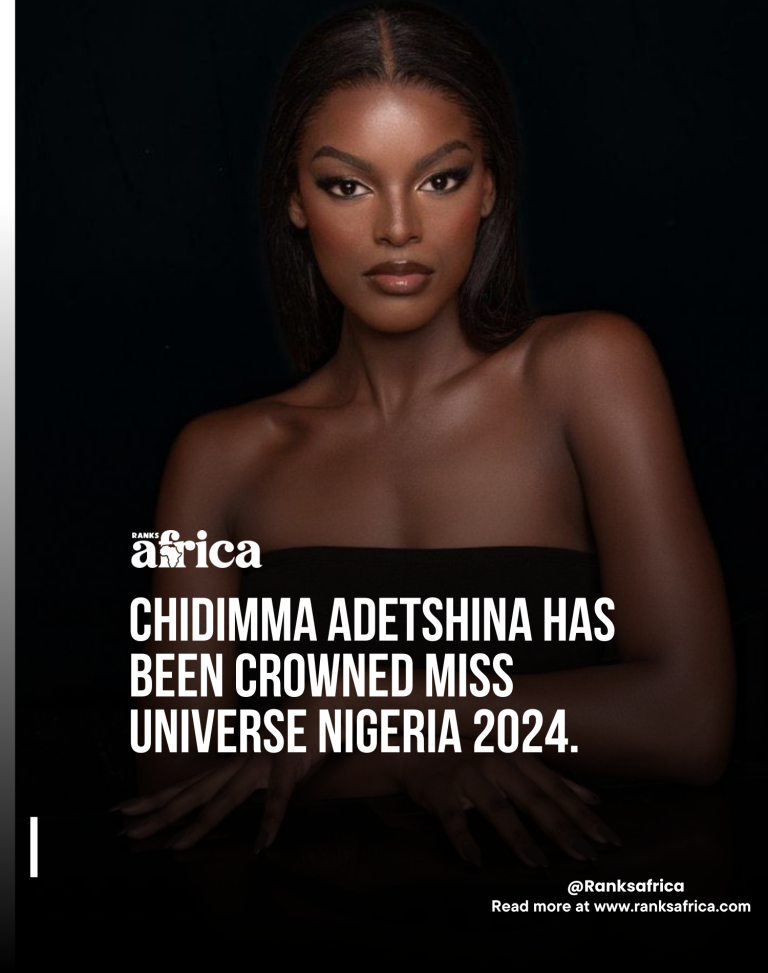 Chidimma Adetshina has been crowned Miss Universe Nigeria 2024.