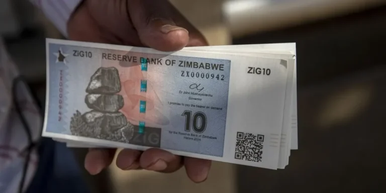 Zimbabwe’s new currency, ZiG, falls over 40% against the Dollar after government decision 