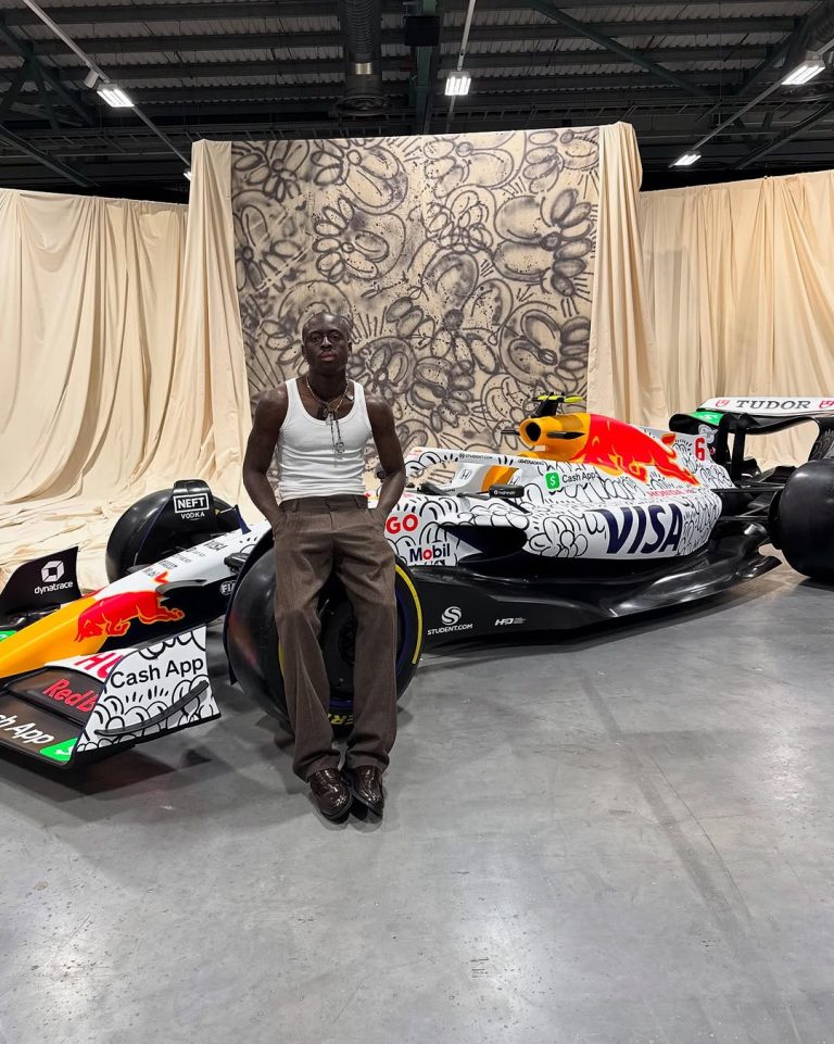 Olaolu Slawn Makes Global History as First Artist to Have Artwork on an F1 Car Racing at British Grand Prix