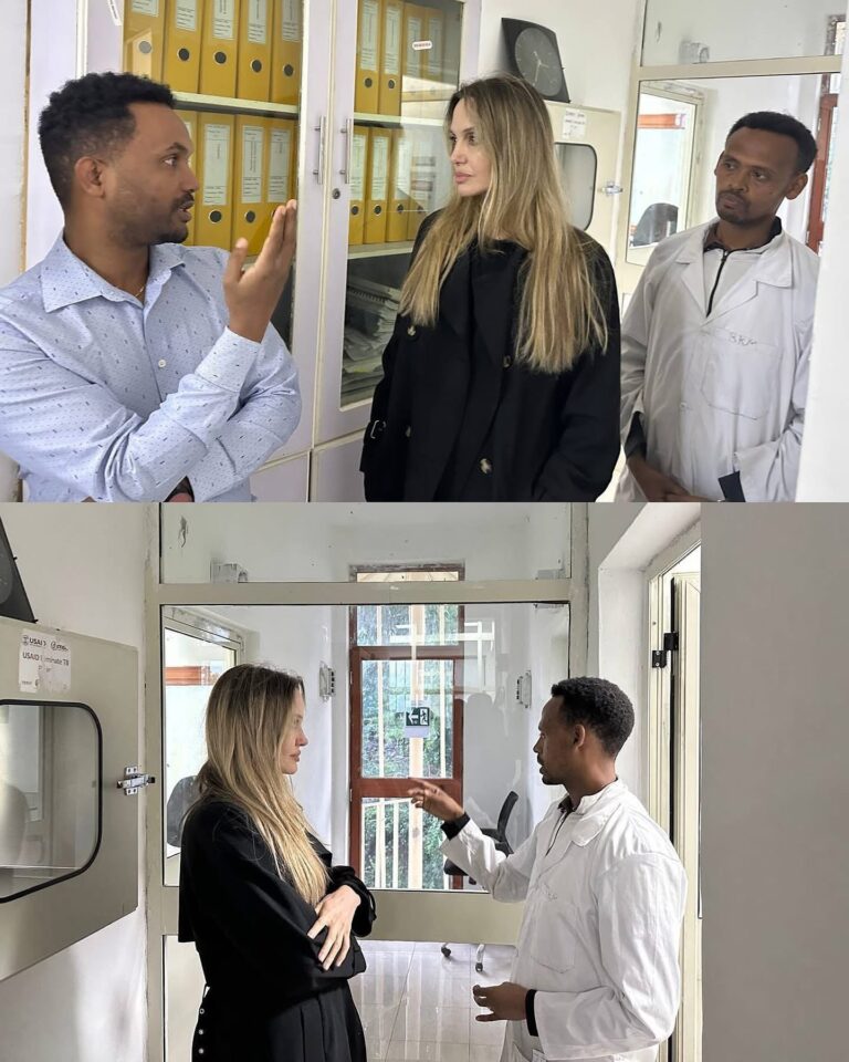 Angelina Jolie Visits Ethiopia’s St. Peter’s Hospital, Pledges Support in Fight Against Drug-Resistant Tuberculosis