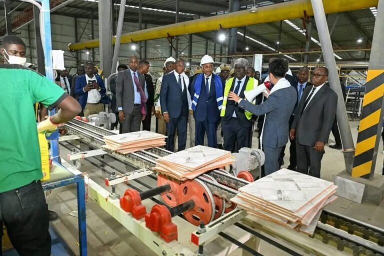 Ivory Coast Opens New Tile Factory in Major Boost for Industrialization