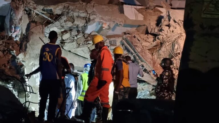NEMA Confirms One Fatality in Lagos Building Collapse