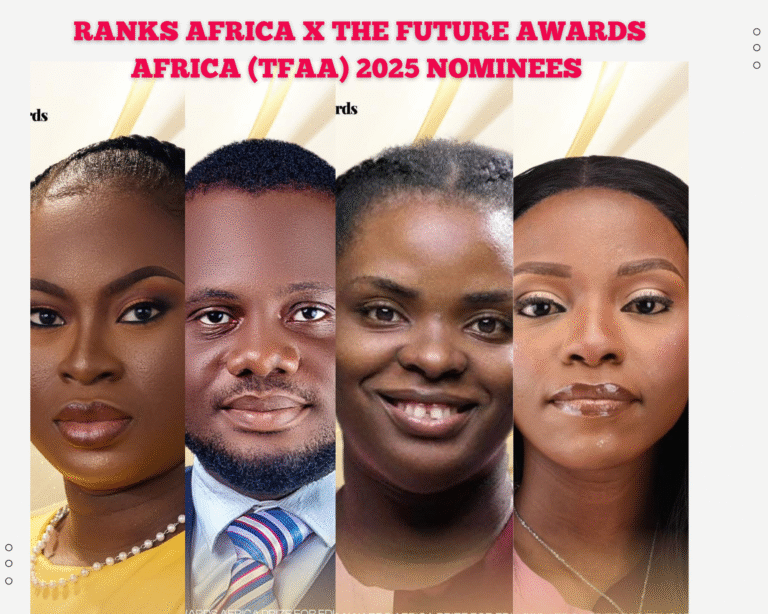 Ranks Africa x The Future Awards Africa (TFAA) 2025: Prize for Education 2025: Weaving the Threads of Legacy Through Learning and Leadership