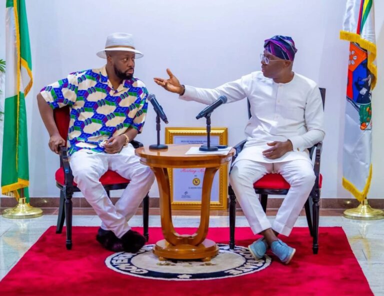 Governor Sanwo-Olu Hosts Wyclef Jean, Miss Earth Delegates at Lagos House