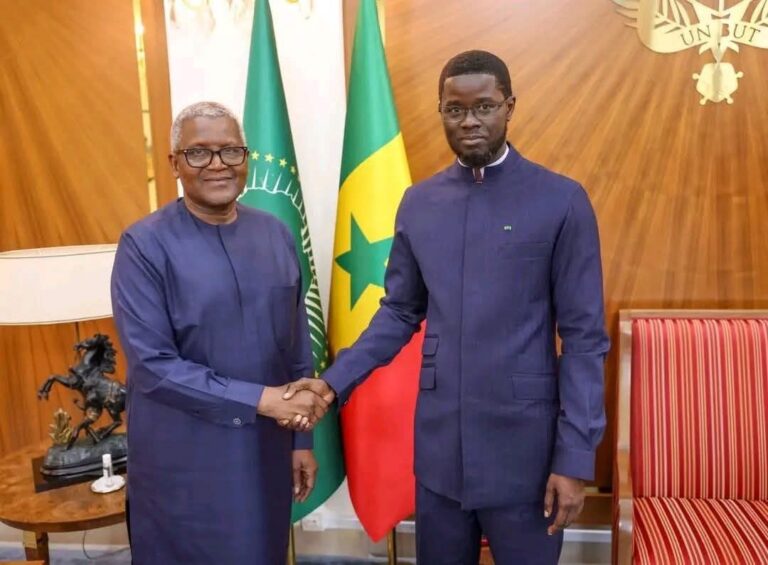 Aliko Dangote Expresses Readiness to Deepen Economic Partnerships with Senegal