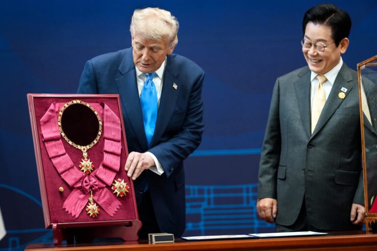 South Korea Honours Donald Trump with Gold Crown and Grand Order of Mugunghwa