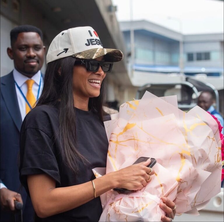 American Singer America Singer Ciara Arrives in Lagos to a Heartwarming Welcome