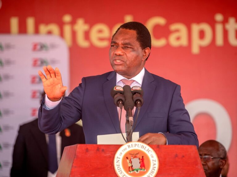 Zambia President Hichilema Warns Against Disorder, Calls for Unity and Development