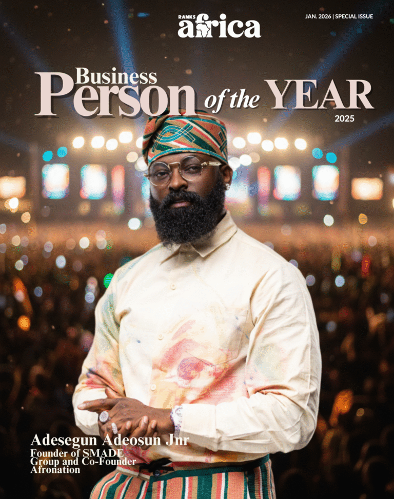 Adesegun Adeosun (SMADE) Named Business Person of the Year 2025 by Ranks Africa