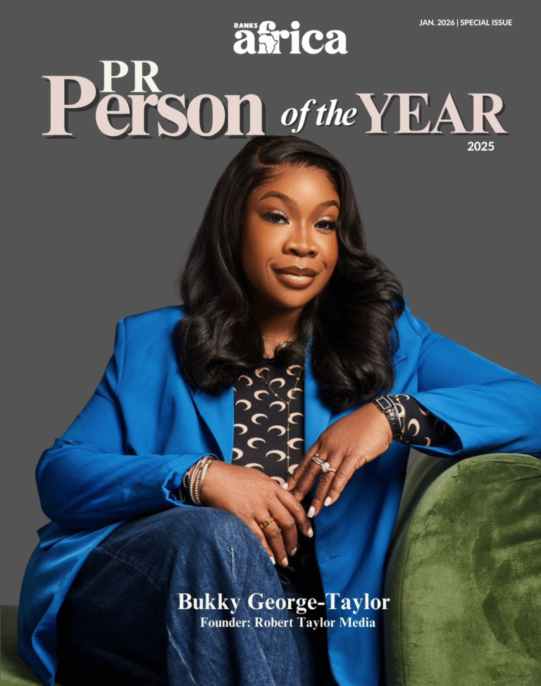 Dr. Bukky George-Taylor Named Africa’s PR Person of the Year 2025 by Ranks Africa
