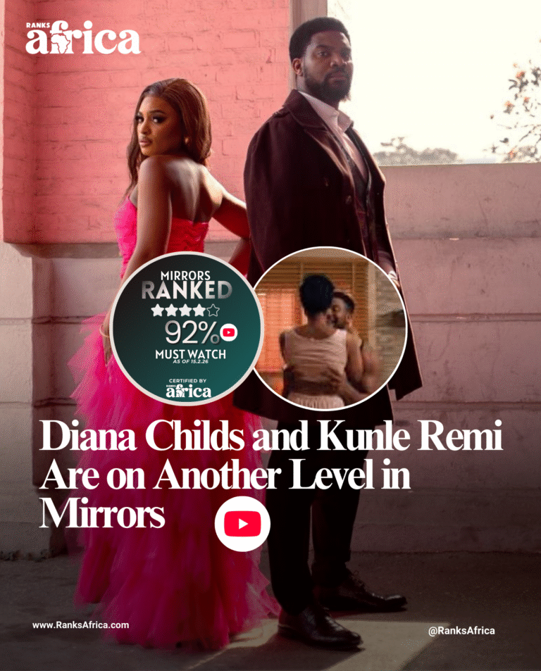 Mirrors, Starring Diana Childs and Kunle Remi, Is Rated 92% and Certified Must Watch by Ranks Africa