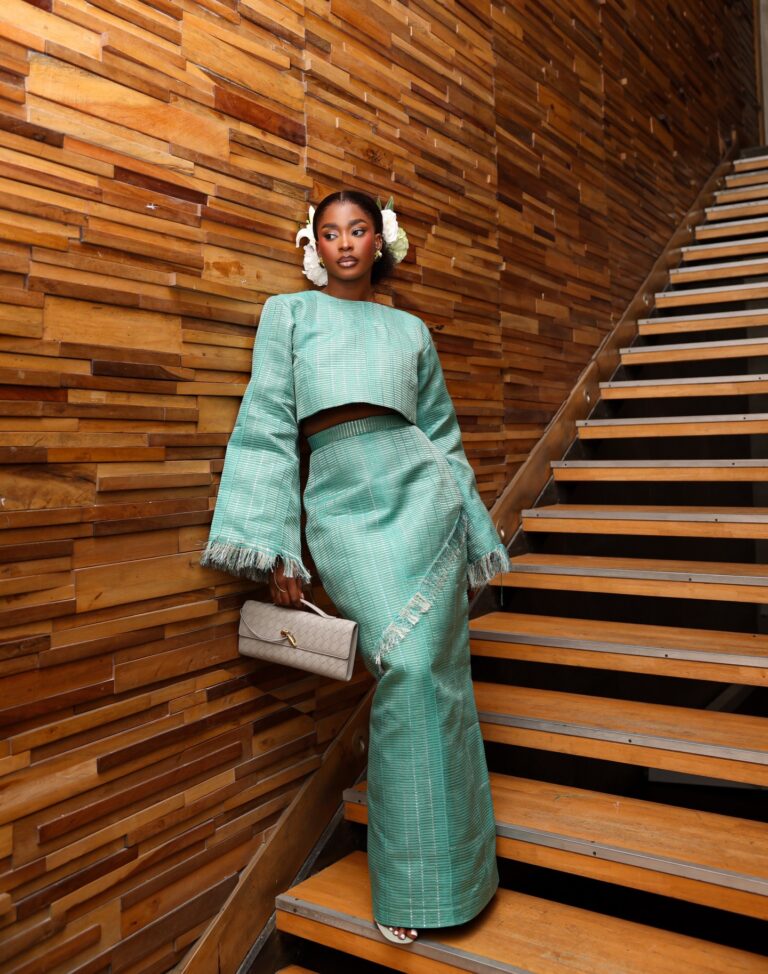 Dede Ashiogwu Redefines Traditional Asooke With Modern Confidence at Mothers of Chibok Premiere