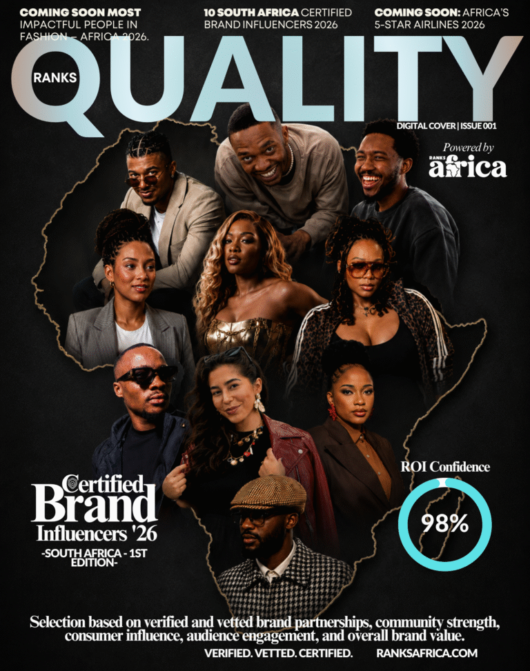 Ranks Quality Unveils South Africa’s Certified Brand Influencers 2026
